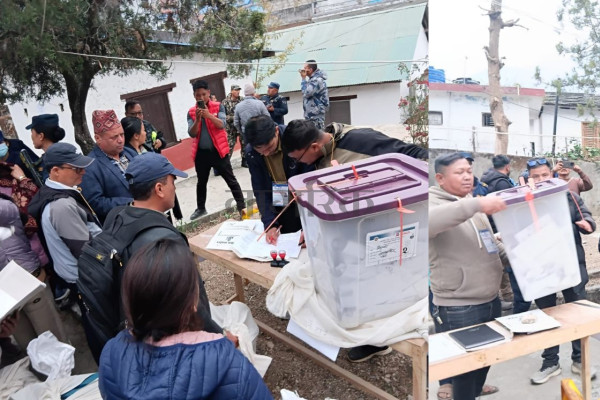 रोल्पामा करिब ४७ प्रतिशत मतदान, मतपेटिका संकलन सुरु